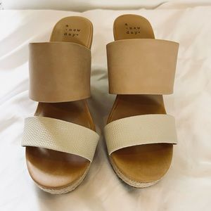 Wedge sandal